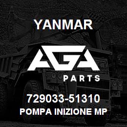 729033-51310 Yanmar Pompa Inizione MP | AGA Parts