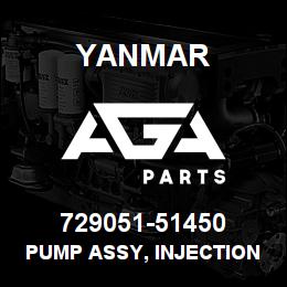 729051-51450 Yanmar PUMP ASSY, INJECTION | AGA Parts