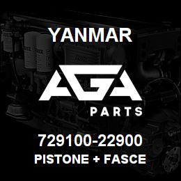 729100-22900 Yanmar PISTONE + FASCE | AGA Parts