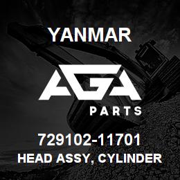 729102-11701 Yanmar head assy, cylinder n.m.l | AGA Parts