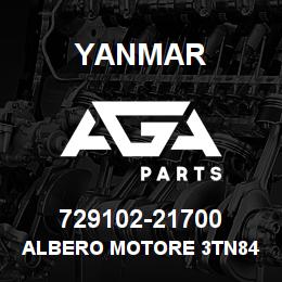 729102-21700 Yanmar ALBERO MOTORE 3TN84 | AGA Parts