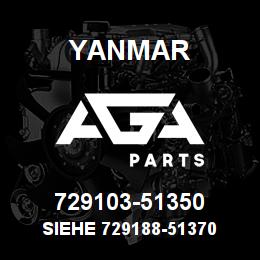 729103-51350 Yanmar siehe 729188-51370 | AGA Parts