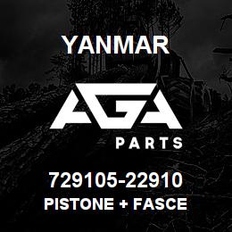 729105-22910 Yanmar PISTONE + FASCE | AGA Parts