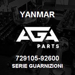 729105-92600 Yanmar SERIE GUARNIZIONI | AGA Parts