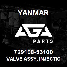 729108-53100 Yanmar valve assy, injection | AGA Parts