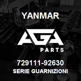 729111-92630 Yanmar SERIE GUARNIZIONI | AGA Parts