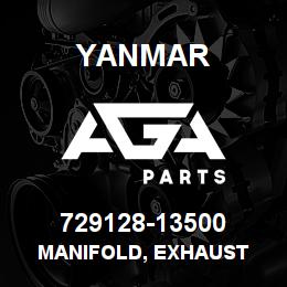 729128-13500 Yanmar manifold, exhaust | AGA Parts
