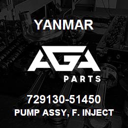 729130-51450 Yanmar pump assy, f. inject. | AGA Parts