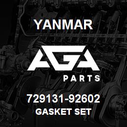 729131-92602 Yanmar GASKET SET | AGA Parts