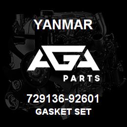 729136-92601 Yanmar GASKET SET | AGA Parts