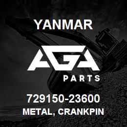 729150-23600 Yanmar METAL, CRANKPIN | AGA Parts