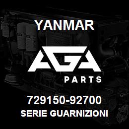 729150-92700 Yanmar SERIE GUARNIZIONI | AGA Parts