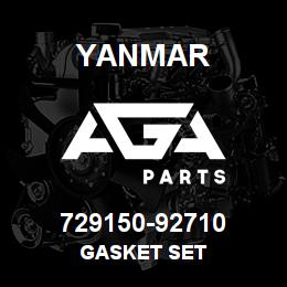729150-92710 Yanmar GASKET SET | AGA Parts