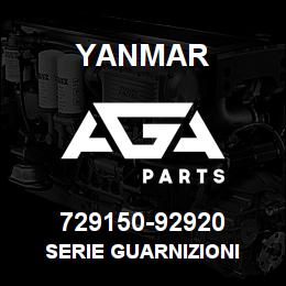 729150-92920 Yanmar SERIE GUARNIZIONI | AGA Parts