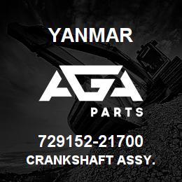 729152-21700 Yanmar CRANKSHAFT ASSY. | AGA Parts