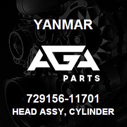 729156-11701 Yanmar HEAD ASSY, CYLINDER | AGA Parts