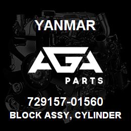 729157-01560 Yanmar BLOCK ASSY, CYLINDER | AGA Parts