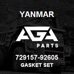 729157-92605 Yanmar GASKET SET | AGA Parts