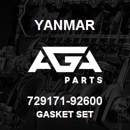 729171-92600 Yanmar gasket set | AGA Parts