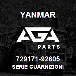 729171-92605 Yanmar SERIE GUARNIZIONI | AGA Parts
