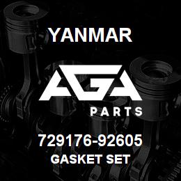 729176-92605 Yanmar GASKET SET | AGA Parts