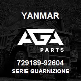 729189-92604 Yanmar SERIE GUARNIZIONE | AGA Parts