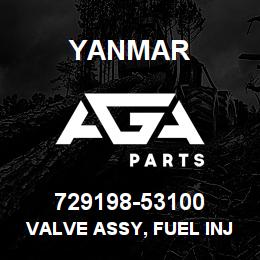 729198-53100 Yanmar valve assy, fuel inj. | AGA Parts