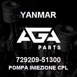729209-51300 Yanmar POMPA INIEZIONE CPL | AGA Parts