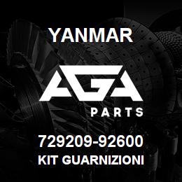729209-92600 Yanmar KIT GUARNIZIONI | AGA Parts