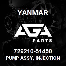 729210-51450 Yanmar PUMP ASSY, INJECTION | AGA Parts