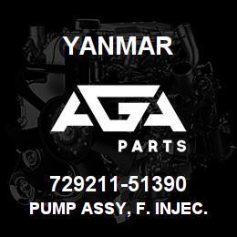 729211-51390 Yanmar PUMP ASSY, F. INJEC. | AGA Parts