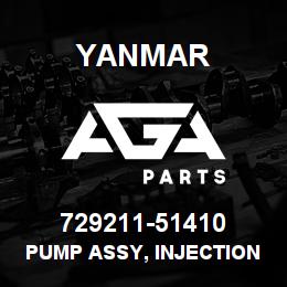 729211-51410 Yanmar PUMP ASSY, INJECTION | AGA Parts
