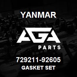 729211-92605 Yanmar GASKET SET | AGA Parts