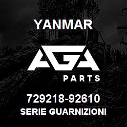 729218-92610 Yanmar SERIE GUARNIZIONI | AGA Parts
