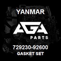 729230-92600 Yanmar GASKET SET | AGA Parts
