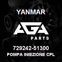 729242-51300 Yanmar POMPA INIEZIONE CPL | AGA Parts