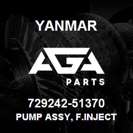 729242-51370 Yanmar PUMP ASSY, F.INJECT | AGA Parts
