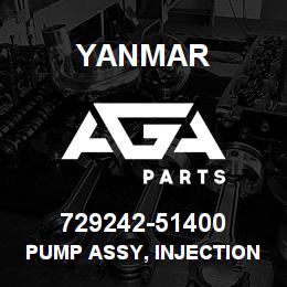 729242-51400 Yanmar PUMP ASSY, INJECTION | AGA Parts
