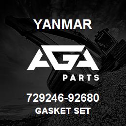 729246-92680 Yanmar GASKET SET | AGA Parts