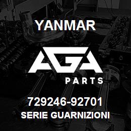 729246-92701 Yanmar SERIE GUARNIZIONI | AGA Parts