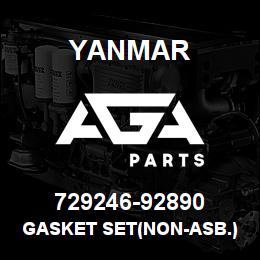 729246-92890 Yanmar GASKET SET(NON-ASB.) | AGA Parts