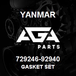 729246-92940 Yanmar GASKET SET | AGA Parts