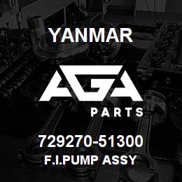 729270-51300 Yanmar F.I.PUMP ASSY | AGA Parts