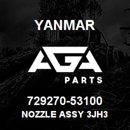 729270-53100 Yanmar nozzle assy 3JH3 | AGA Parts