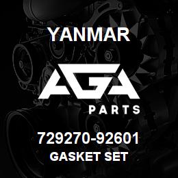 729270-92601 Yanmar GASKET SET | AGA Parts