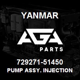729271-51450 Yanmar PUMP ASSY. INJECTION | AGA Parts