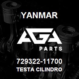 729322-11700 Yanmar TESTA CILINDRO | AGA Parts
