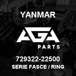 729322-22500 Yanmar SERIE FASCE / RING | AGA Parts