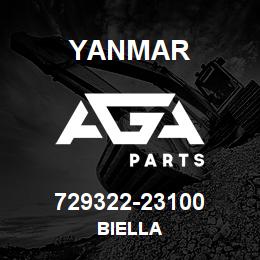 729322-23100 Yanmar BIELLA | AGA Parts