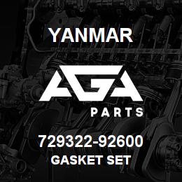 729322-92600 Yanmar gasket set | AGA Parts